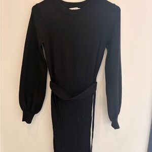 Petal & Pup Black Long Sleeve Dress